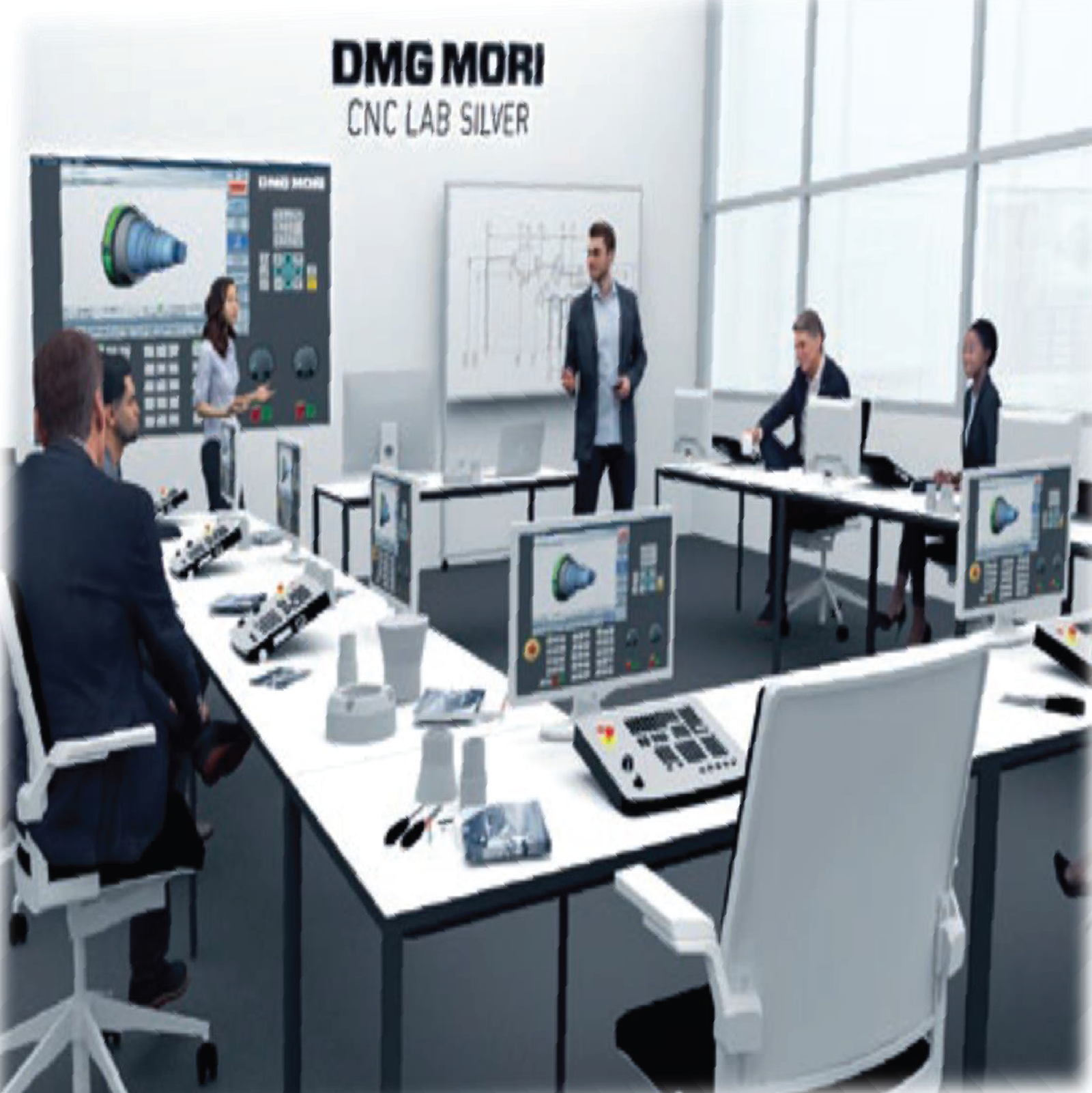 Close-up of people taking notes on clipboards during a meeting